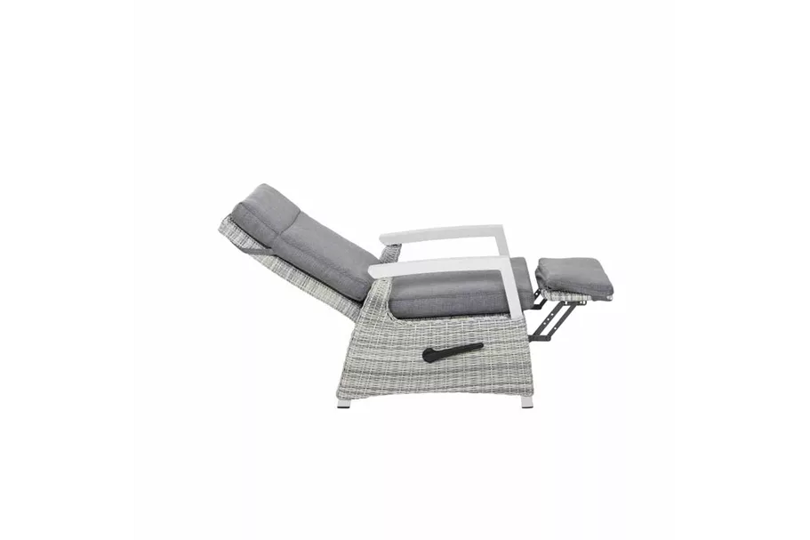 Siena Garden Corido Relax Loungesessel inkl. Kissen Aluminium/Geflecht H16682