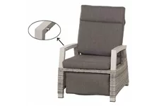 Siena Garden Corido Relax Loungesessel inkl. Kissen Aluminium/Geflecht H16682