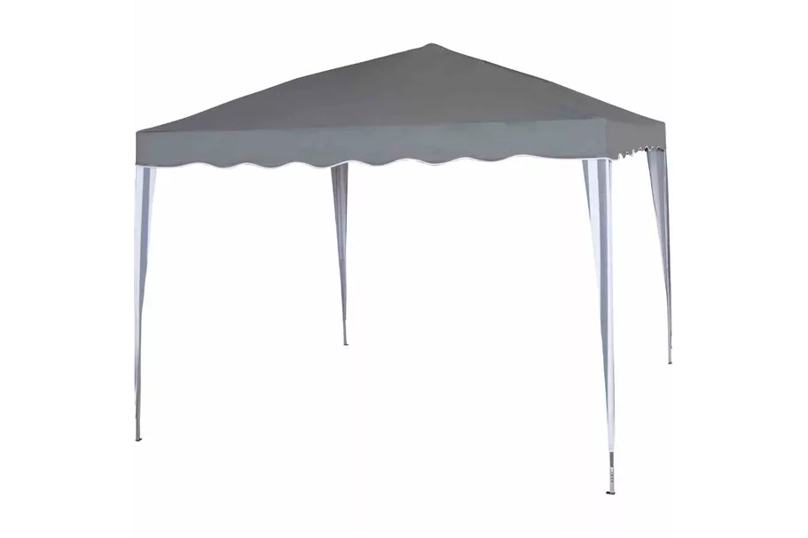 Siena Garden Faltpavillon 300x300x262cm grau Aluminium 357827