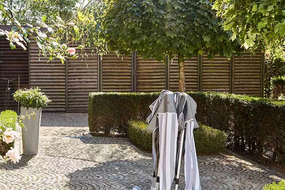 Siena Garden Faltpavillon 300x300x262cm grau Aluminium 357827