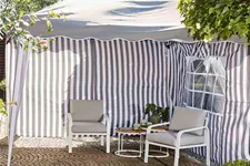 Siena Garden Faltpavillon 300x300x262cm grau Aluminium 357827