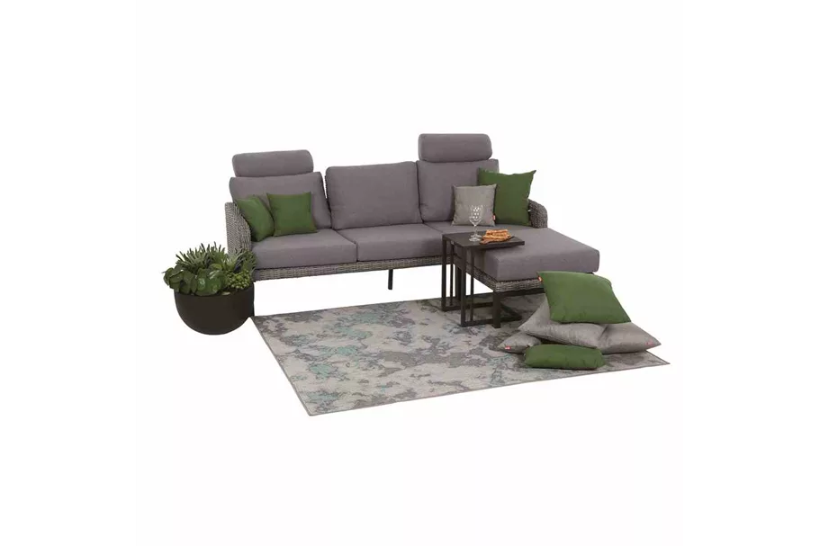 Siena Garden Bellani 3-Sitzer Sofa Aluminum/Gardino® J04054