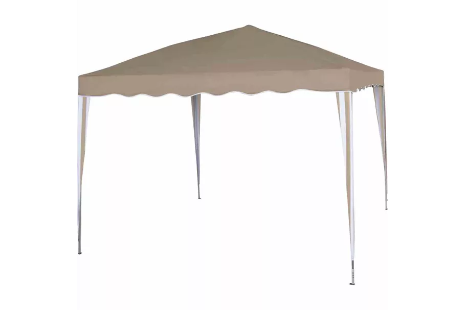 Siena Garden Faltpavillon 300x300x262cm taupe Aluminium 357825