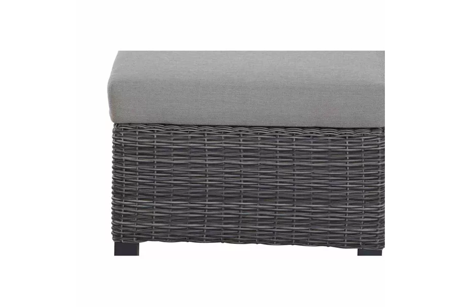 Siena Garden Cordio Loungehocker Gardino®-Geflecht/Polster H16681