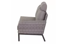 Siena Garden Bellani Ecksofa rechts Aluminium/Gardino® J04050