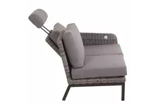 Siena Garden Bellani Ecksofa rechts Aluminium/Gardino® J04050