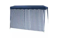 Siena Garden Faltpavillon Seitenteile 2er Set 294x191x0cm blau/weiß Polyester 553903