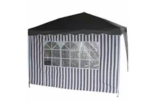 Siena Garden Faltpavillon Seitenteile 2er Set grau/weiß 294x191x0cm 400337