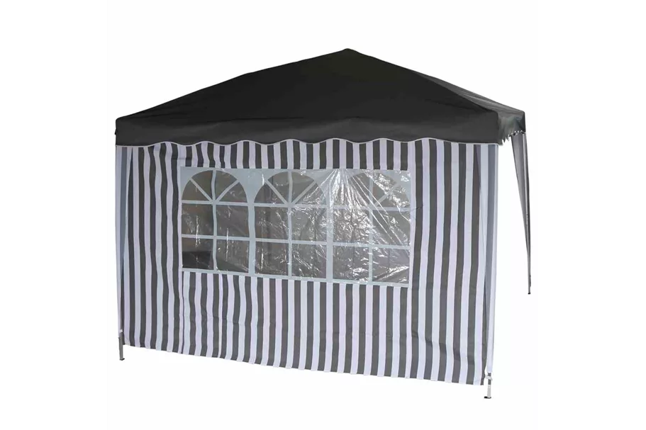 Siena Garden Faltpavillon Seitenteile 2er Set grau/weiß 294x191x0cm 400337