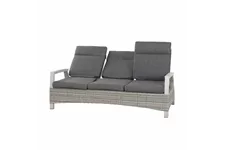 Siena Garden Corido 3-Sitzersofa inkl. Kissen Aluminium/Geflecht H16675