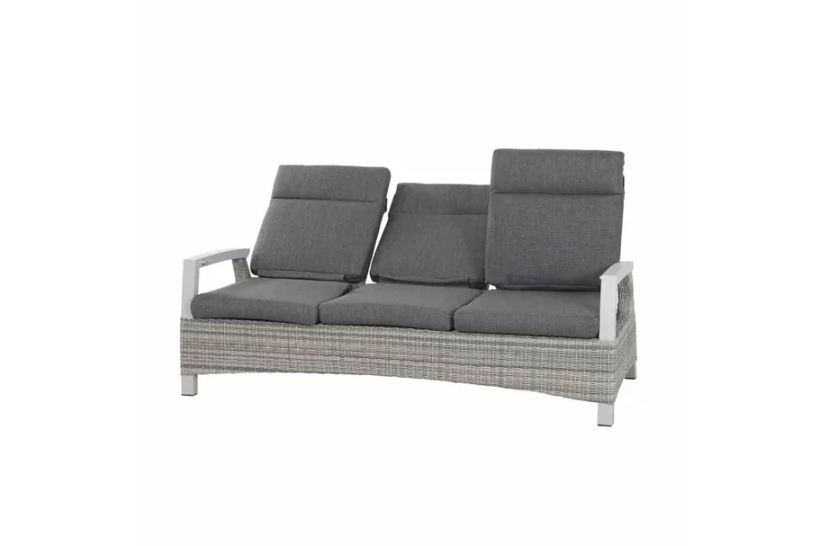 Siena Garden Corido 3-Sitzersofa inkl. Kissen Aluminium/Geflecht H16675