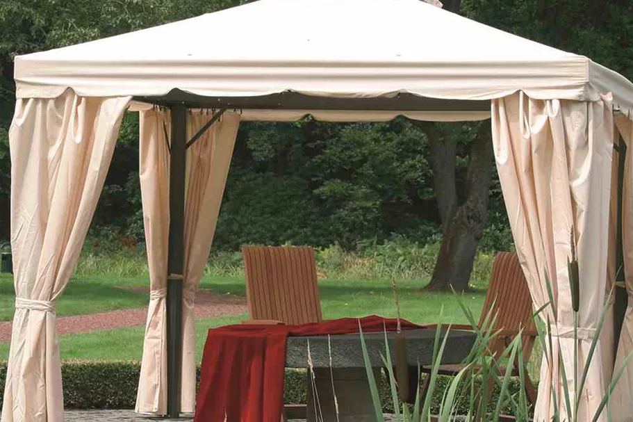 Siena Garden Dubai Alu-Pavillon 3x3m anthrazit/natur 506200