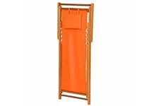 Siena Garden Faro Beach-Liegestuhl orange Holz/Textilene 672582