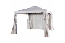 Siena Garden Dubai Alu-Pavillon 3x3m anthrazit/natur 506200