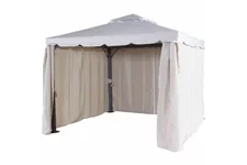 Siena Garden Dubai Alu-Pavillon 3x3m anthrazit/natur 506200