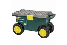 Siena Garden Gartenkarre Hobby- und Gartenwagen 55x30x27 cm grün und grau Kunststoff 560887