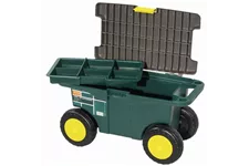 Siena Garden Gartenkarre Hobby- und Gartenwagen 55x30x27 cm grün und grau Kunststoff 560887