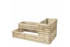 Siena Garden Hochbeet Ella 120x64x53 cm aus Kiefernholz in natur D71535