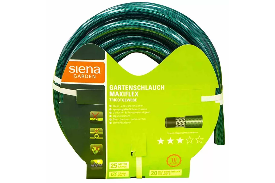 Siena Garden Gartenschlauch Maxiflex, 19mm (3/4 Zoll) , 25m-Rolle B76871