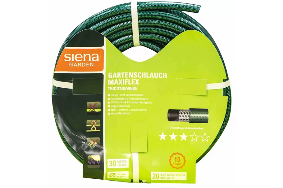 Siena Garden Gartenschlauch Maxiflex, 30 m, 13 mm (1/2") grün B76869