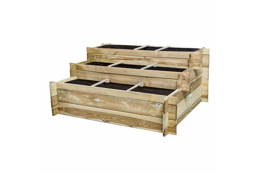 Siena Garden Hochbeet-Treppe Hugo 120x100x54cm, 3 Stufen D71524