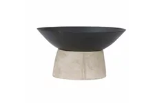 Siena Garden Feuerschale Modern Fuß Ø50xH27,5cm schwarz Beton 554511