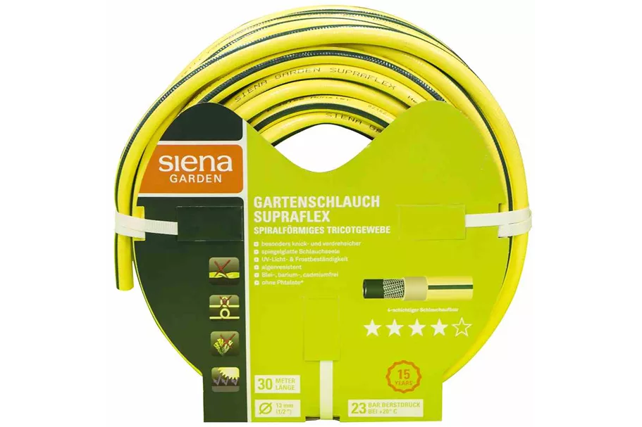 Siena Garden Gartenschlauch Supraflex, 12,5mm (1/2 Zoll) , 30m-Rolle B76863