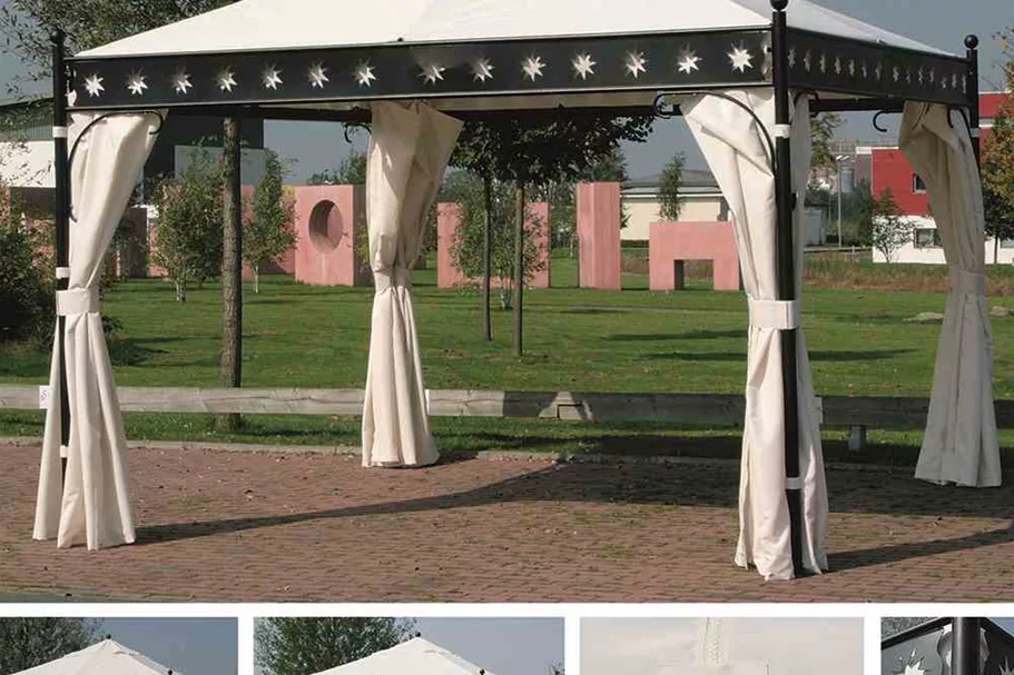 Siena Garden Ersatzdach zu Pavillon Korfu 350x350cm natur 661510