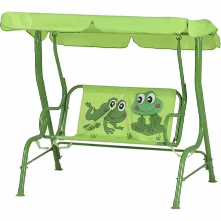 Siena Garden Kinderschaukel Froggy 75x115x118 cm grün