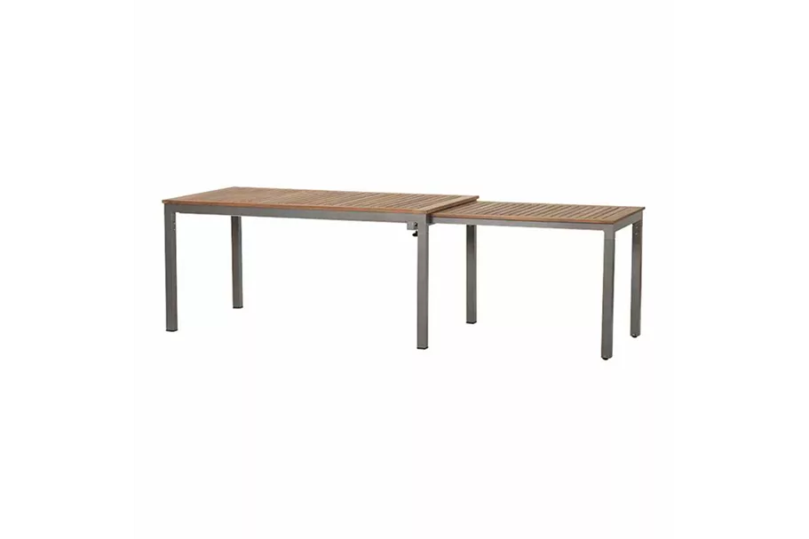 Siena Garden Geneva Ausziehtisch 160/260x90cm Alu/Teak D99452