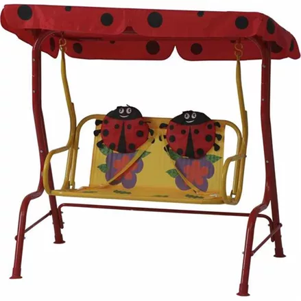 Siena Garden Kinderschaukel Marie 75x115x118 cm rot