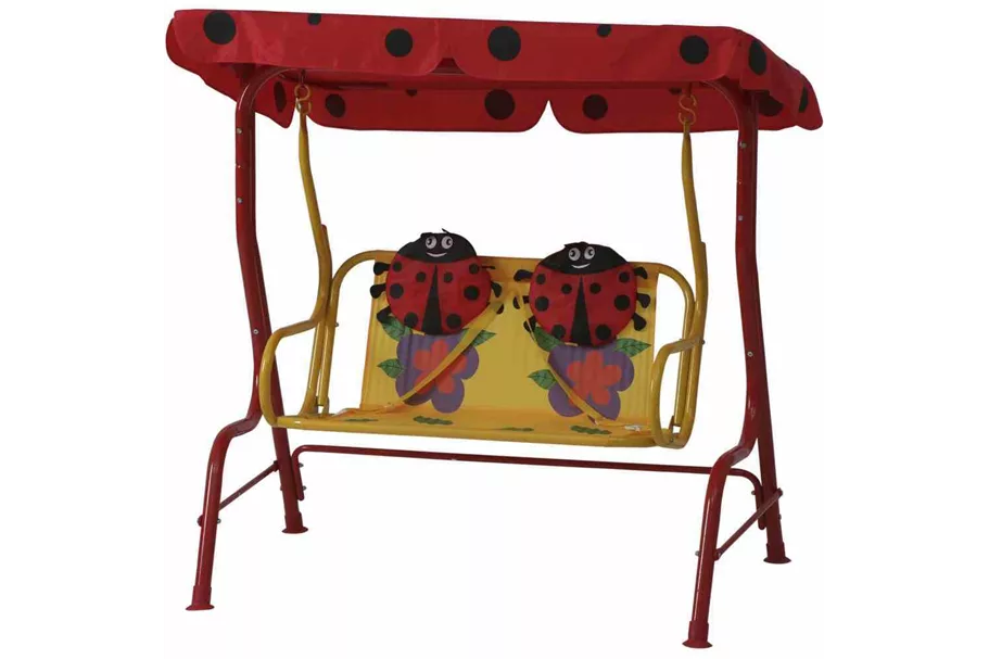 Siena Garden Kinderschaukel Marie 75x115x118 cm rot 672612