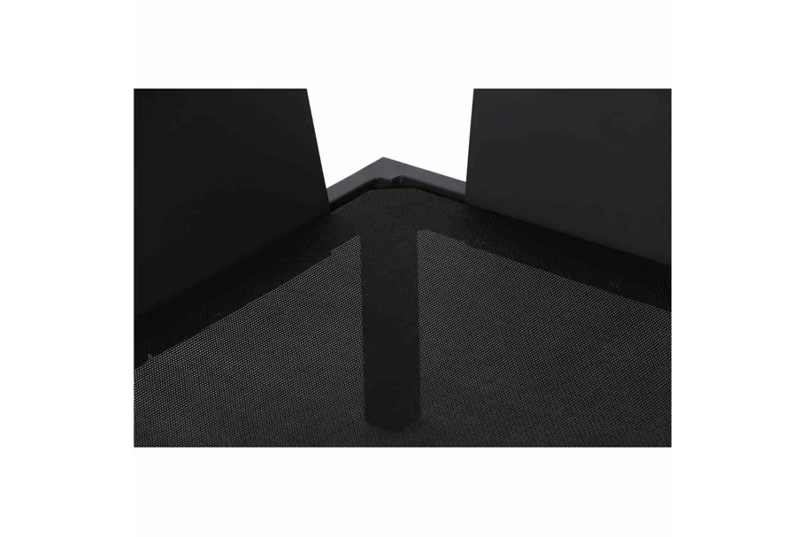 Siena Garden Lounge inkl. Kissen Modul Eckteil 74x74x75 cm, schwarz, Grau H16562