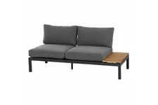 Siena Garden Loungebank Ablageplatte rechts 84 x 175 x 70 cm anthrazit H16599