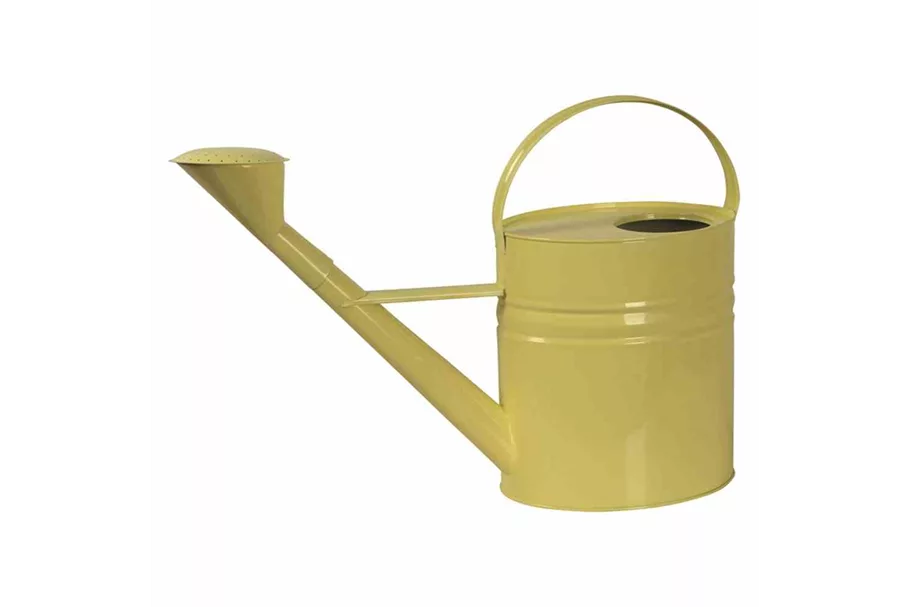 Siena Garden Gießkanne , 10 Liter, 56x19x40 cm gelb Stahlblech 732878