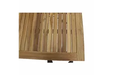 Siena Garden Peru Biergarten-Klapptisch 80x80 cm Stahl/Teak 208869