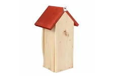 Siena Garden Nistkasten 2 Einflugloch 38x13,5x13,5 cm beige und rot Kiefernholz H25428