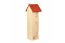 Siena Garden Nistkasten 3 Einflugloch, 58x13,5x13,5 cm beige und rot Kiefernholz H25427