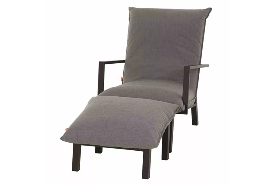 Siena Garden Rockford Loungesessel mit Hocker Sunbrella® J03952