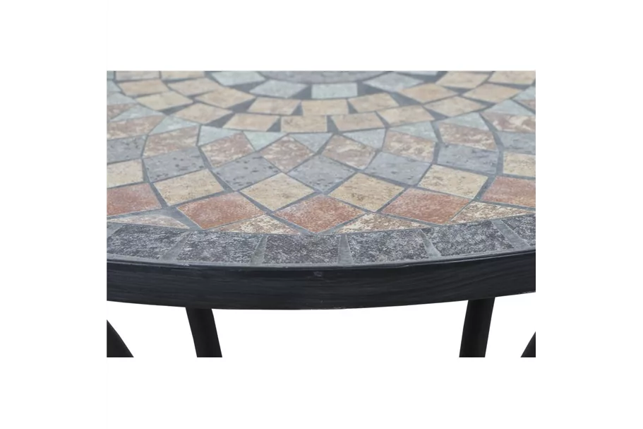 Siena Garden Prato Tisch Ø60cm Eisen/Mosaikoptik 380813