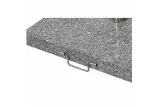 Siena Garden Schirmständer Granit 54x54x5,5 cm 45 kg, hellgrau 507052