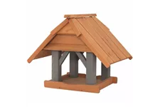 Siena Garden Vogelfutterhaus, 44x34x37 cm, hellbraun und braun Fichtenholz H25423