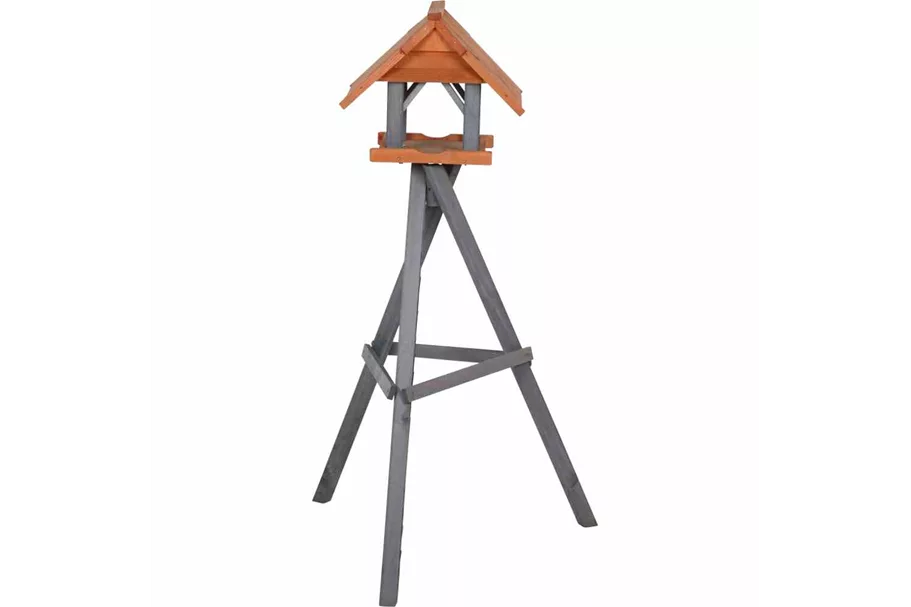 Siena Garden Vogelfutterhaus, 44x34x37 cm, hellbraun und braun Fichtenholz H25423