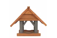 Siena Garden Vogelfutterhaus, 44x34x37 cm, hellbraun und braun Fichtenholz H25423