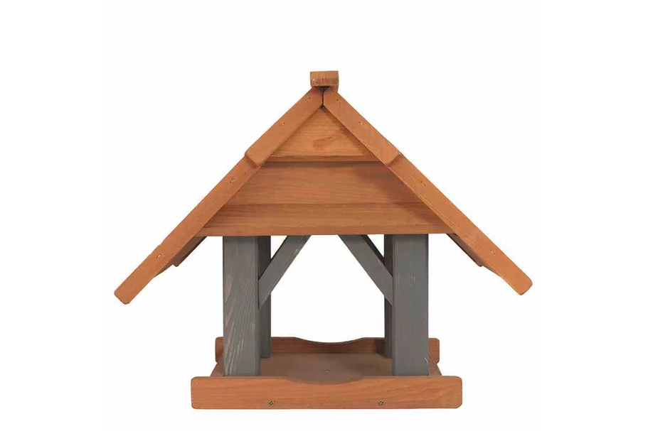 Siena Garden Vogelfutterhaus, 44x34x37 cm, hellbraun und braun Fichtenholz H25423