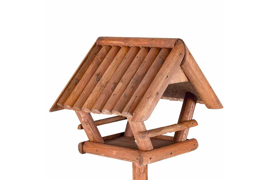 Siena Garden Vogelfutterhaus, 54x43x136,5 cm braun Fichtenholz H25424