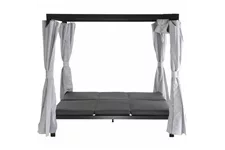 Siena Garden Waikiki Loungebett inkl. Dach Aluminium/Textil J58969