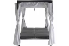 Siena Garden Waikiki Loungebett inkl. Dach Aluminium/Textil J58969