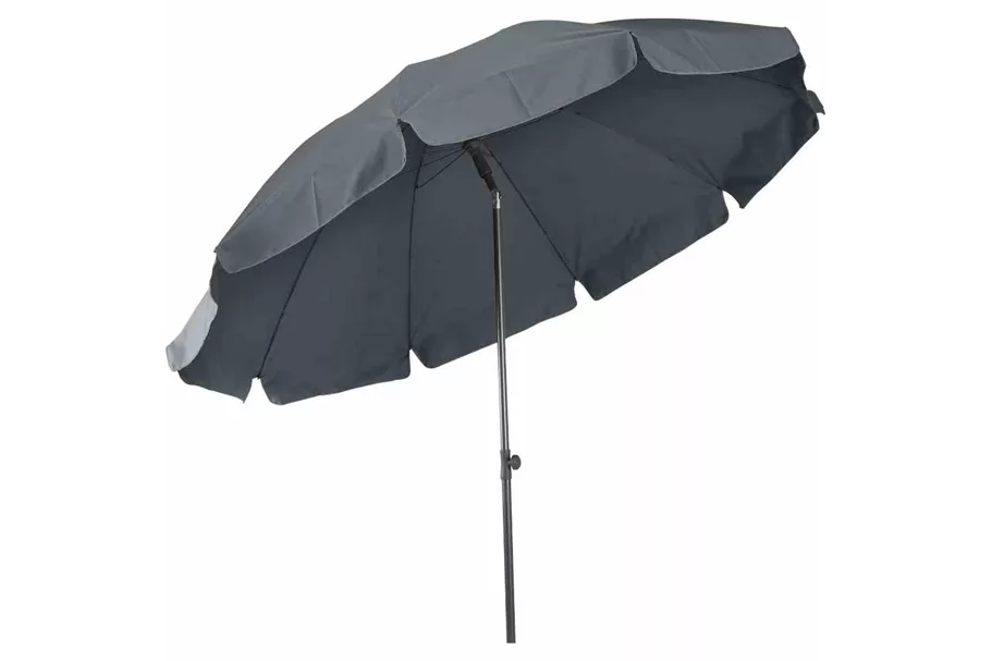 Siena Garden Tropico Schirm Ø 200 cm, grau 560624