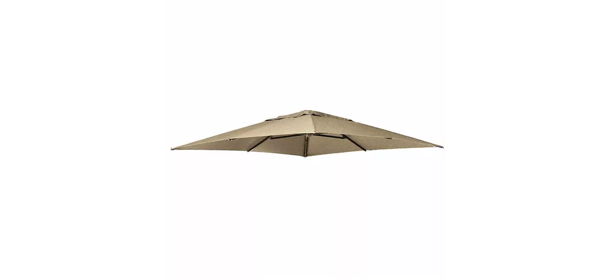 Sun Garden Schirmbespannung für Ampelschirm 320x320 cm taupe 375497